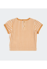 PETIT LEM 2PC SET S/S TOP + SHORTS KNIT YELLOW GOLD