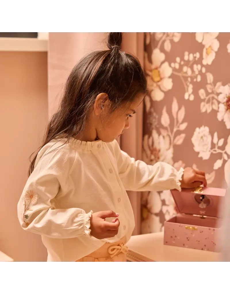 DIRKJE BUTTON FRONT TOP w/SLV DETAIL- SAND