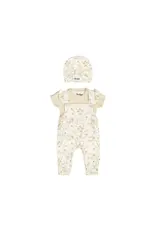 DIRKJE ROMPER 3 PC SET inc/HAT - OFF WHITE