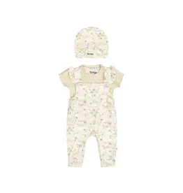 DIRKJE ROMPER 3 PC SET inc/HAT - OFF WHITE