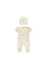 DIRKJE ROMPER 3 PC SET inc/HAT - OFF WHITE