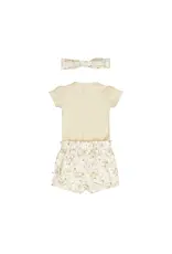DIRKJE SHORT/ROMPER 3PC inc/BANDEAU- OFF WHITE