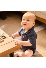 DIRKJE SHORT/BUTTON UP TOP 2PC-NAVY