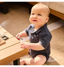 DIRKJE SHORT/BUTTON UP TOP 2PC-NAVY