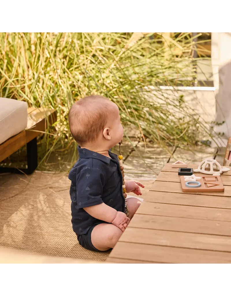 DIRKJE SHORT/BUTTON UP TOP 2PC-NAVY