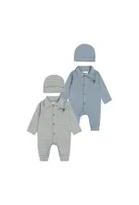 DIRKJE WAFFLE BUTTON FRONT ONSIE incl/HAT