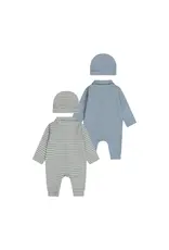 DIRKJE WAFFLE BUTTON FRONT ONSIE incl/HAT