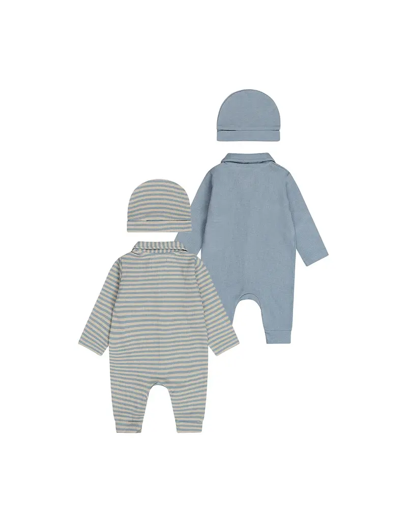 DIRKJE WAFFLE BUTTON FRONT ONSIE incl/HAT