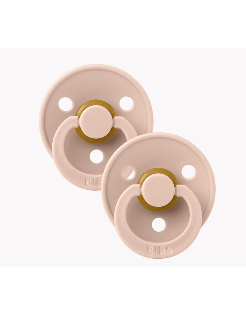 BIBS BIBS LATEX PACIFIER - 2PK - SIZE 1 (0 - 6 MONTHS)