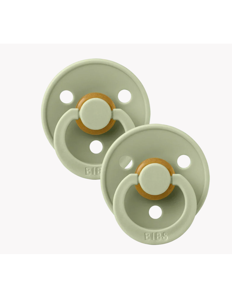 BIBS BIBS LATEX PACIFIER - 2PK - SIZE 1 (0 - 6 MONTHS)