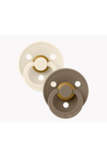 BIBS BIBS LATEX PACIFIER - 2PK - SIZE 1 (0 - 6 MONTHS)