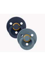 BIBS BIBS LATEX PACIFIER - 2PK - SIZE 1 (0 - 6 MONTHS)