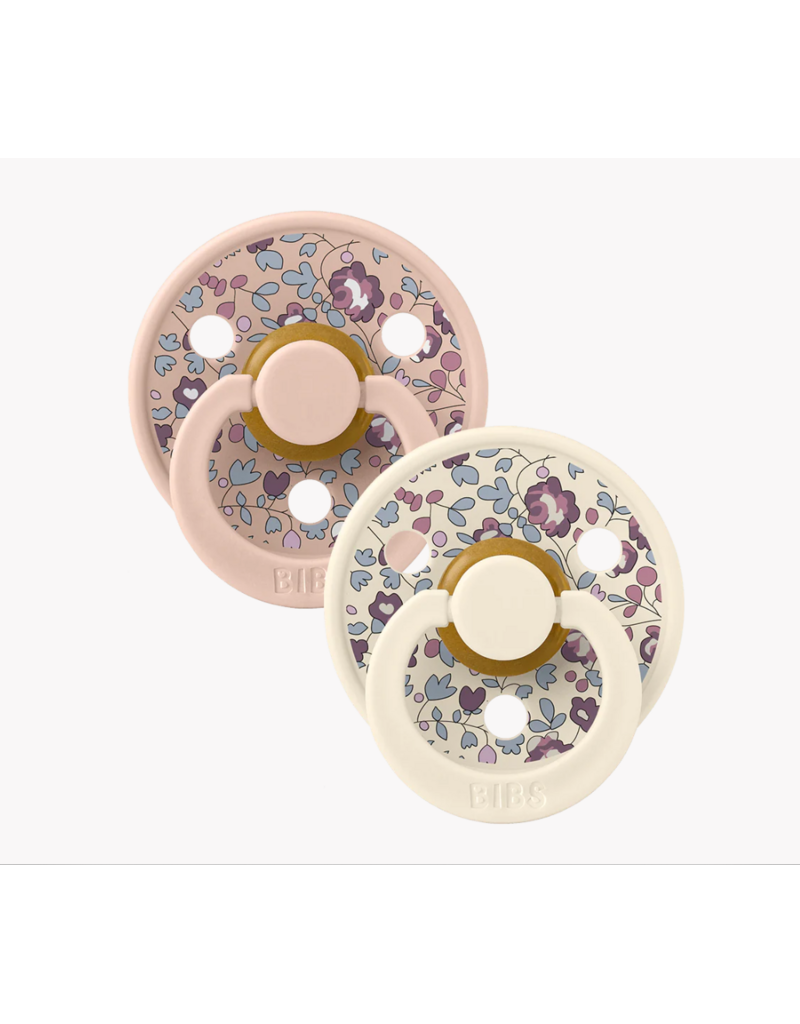 BIBS BIBS LATEX PACIFIER - 2PK - SIZE 1 (0 - 6 MONTHS)