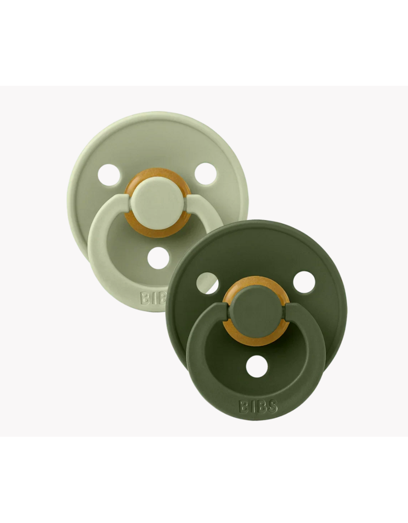 BIBS BIBS LATEX PACIFIER - 2PK - SIZE 2 (6-18 MONTH)