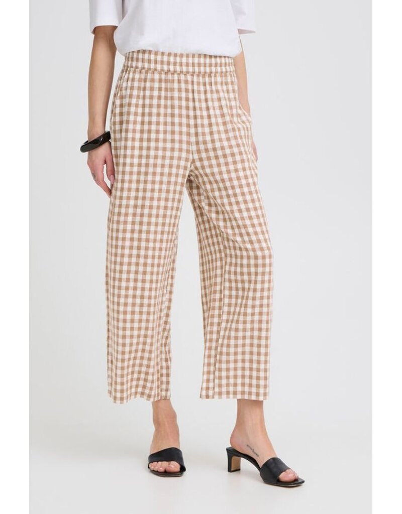 FALAKKA CROP PANT - CHECK