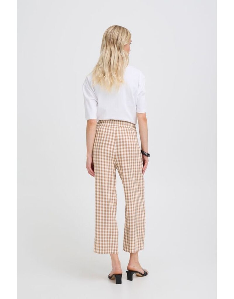FALAKKA CROP PANT - CHECK