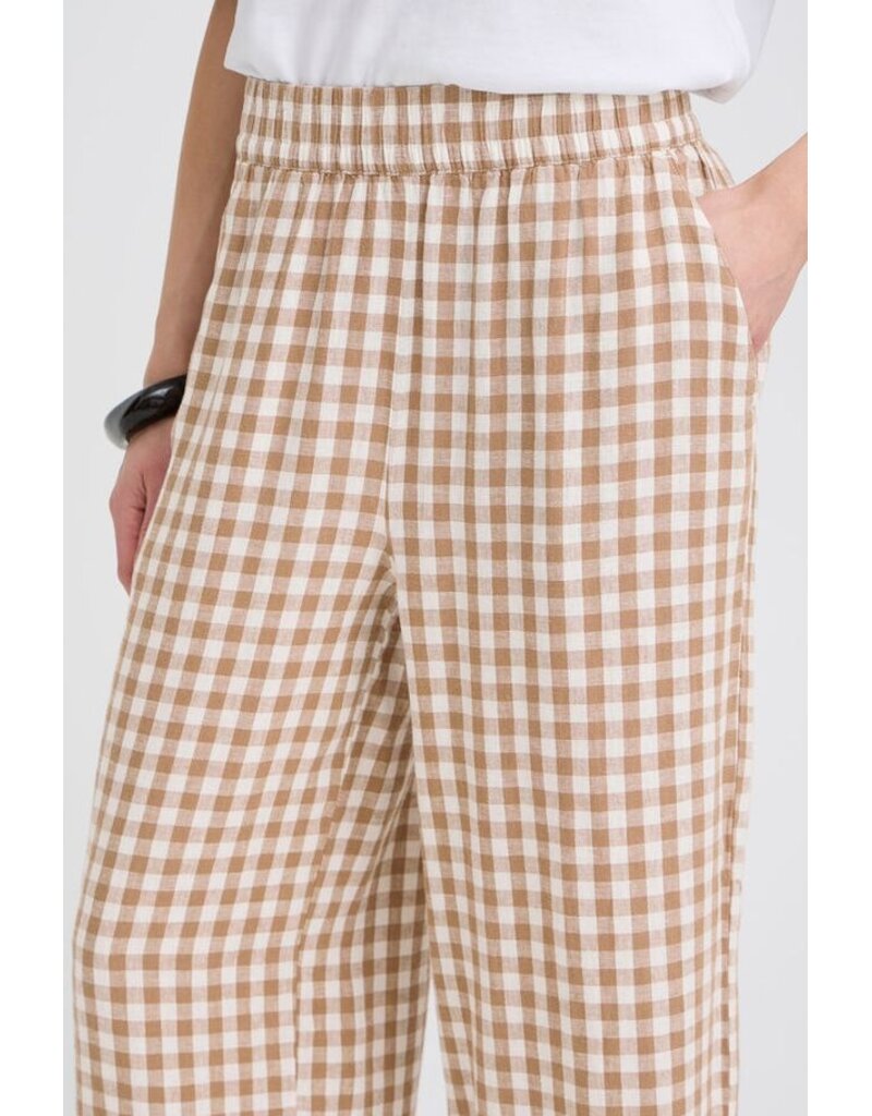 FALAKKA CROP PANT - CHECK