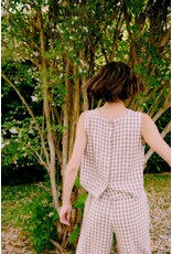 FALAKKA CROP PANT - CHECK