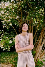 FALAKKA CROP PANT - CHECK