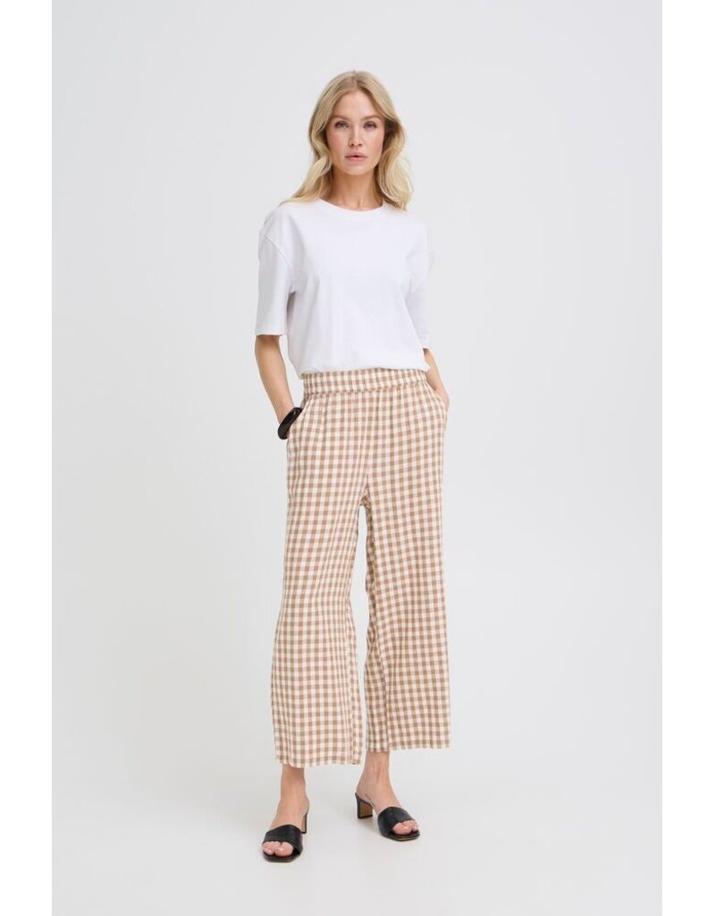 FALAKKA CROP PANT - CHECK