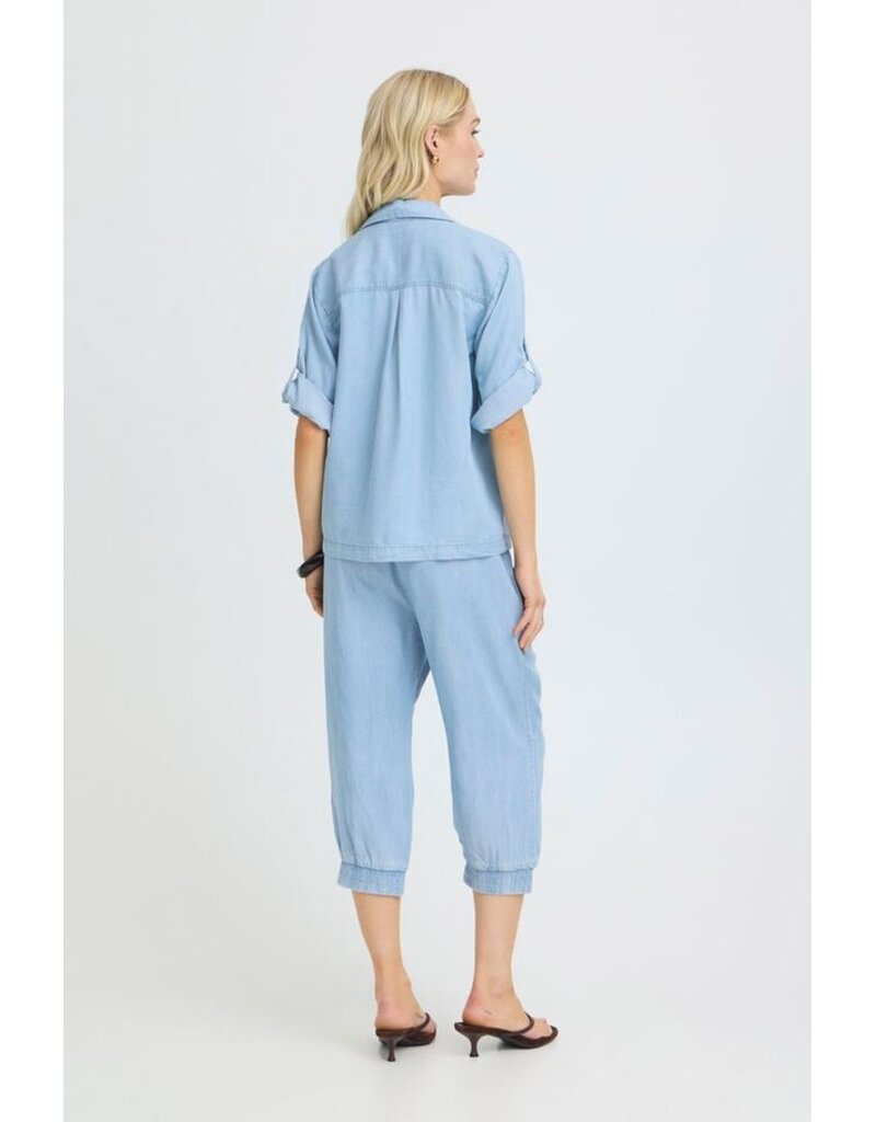 KOSMO DENIM TURN UP SHIRT