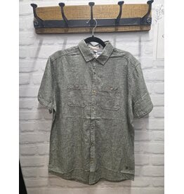 MENS LINEN BUTTON UP TOP