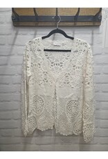 CROCHET CARDIGAN WHITE
