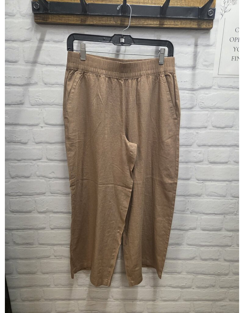 FALAKKA CROP PANTS BROWN