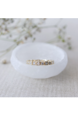 GLEE LIORA RING - CLEAR - GOLD