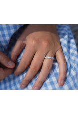 GLEE LIORA RING - CLEAR - SILVER