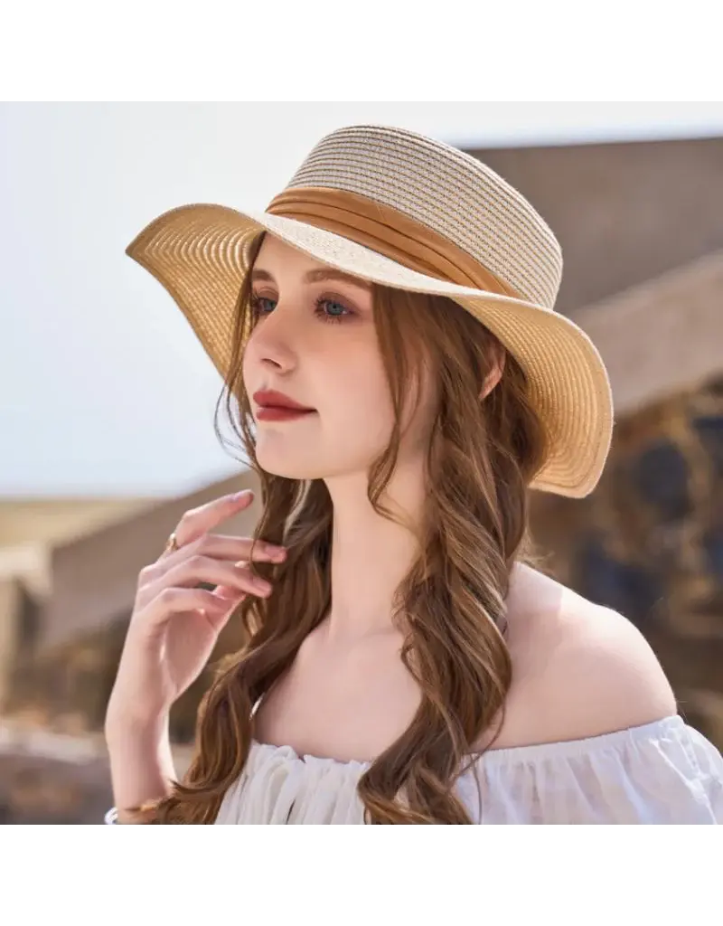 THE PATHZ ROSY BOW BOATER - IVORY #366