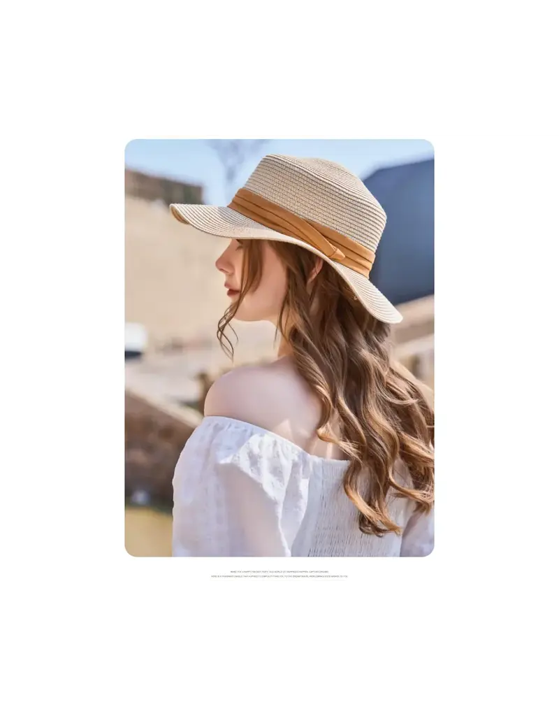 THE PATHZ ROSY BOW BOATER - IVORY #366