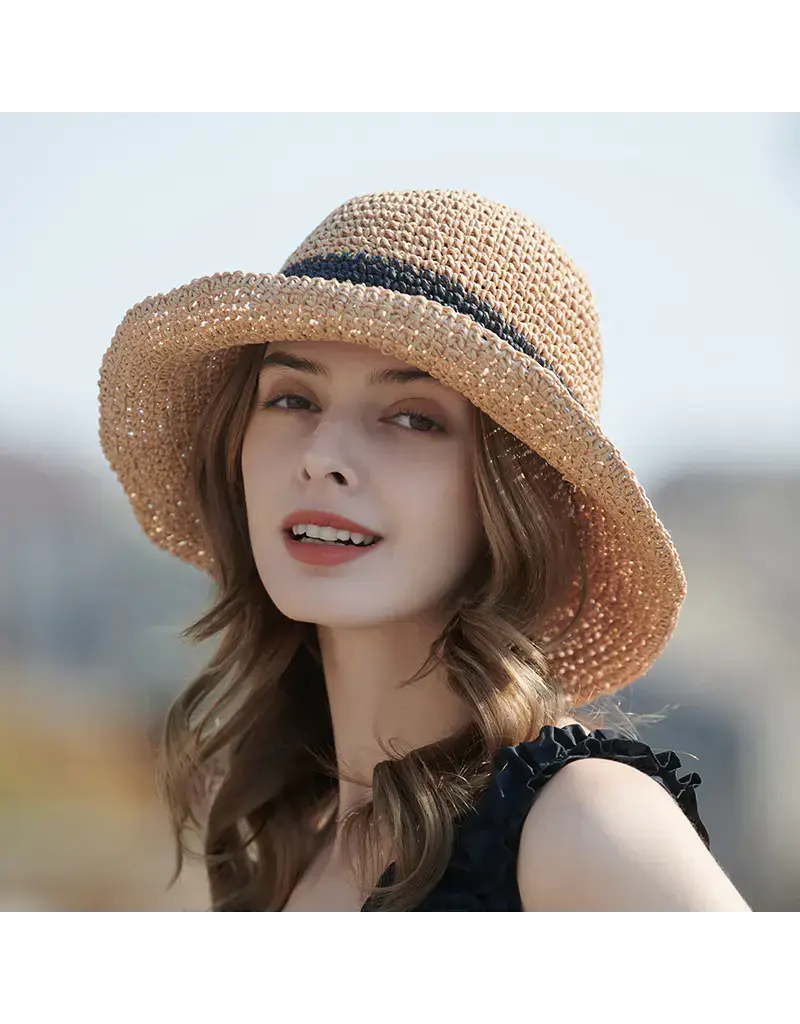 THE PATHZ SUNDAY BOARDWALK BLACK TRIM - CARAMEL #5004