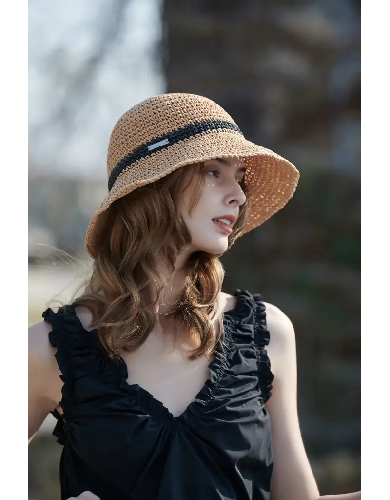 THE PATHZ SUNDAY BOARDWALK BLACK TRIM - CARAMEL #5004