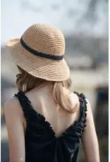 THE PATHZ SUNDAY BOARDWALK BLACK TRIM - CARAMEL #5004