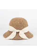 THE PATHZ SUNDAY BOARDWALK W/WHITE BOW - CARAMEL #724