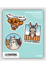 WATERPROOF STICKER TRIO