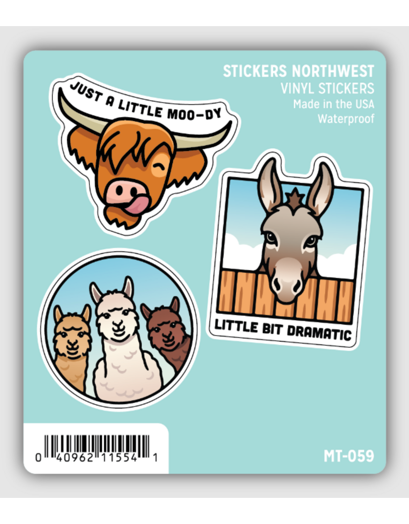 WATERPROOF STICKER TRIO