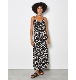 ANIMAL PRINT TRAPEZE CAMI DRESS