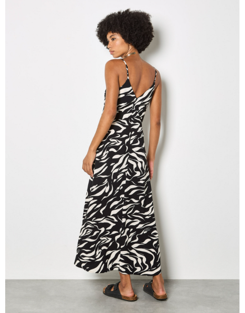 ANIMAL PRINT TRAPEZE CAMI DRESS