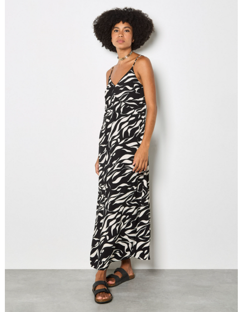ANIMAL PRINT TRAPEZE CAMI DRESS
