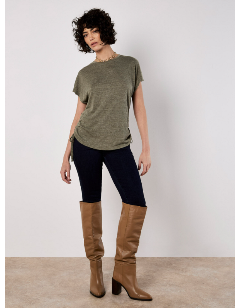 JERSEY SIDE ROUGE TEE KHAKI