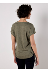 JERSEY SIDE ROUGE TEE KHAKI
