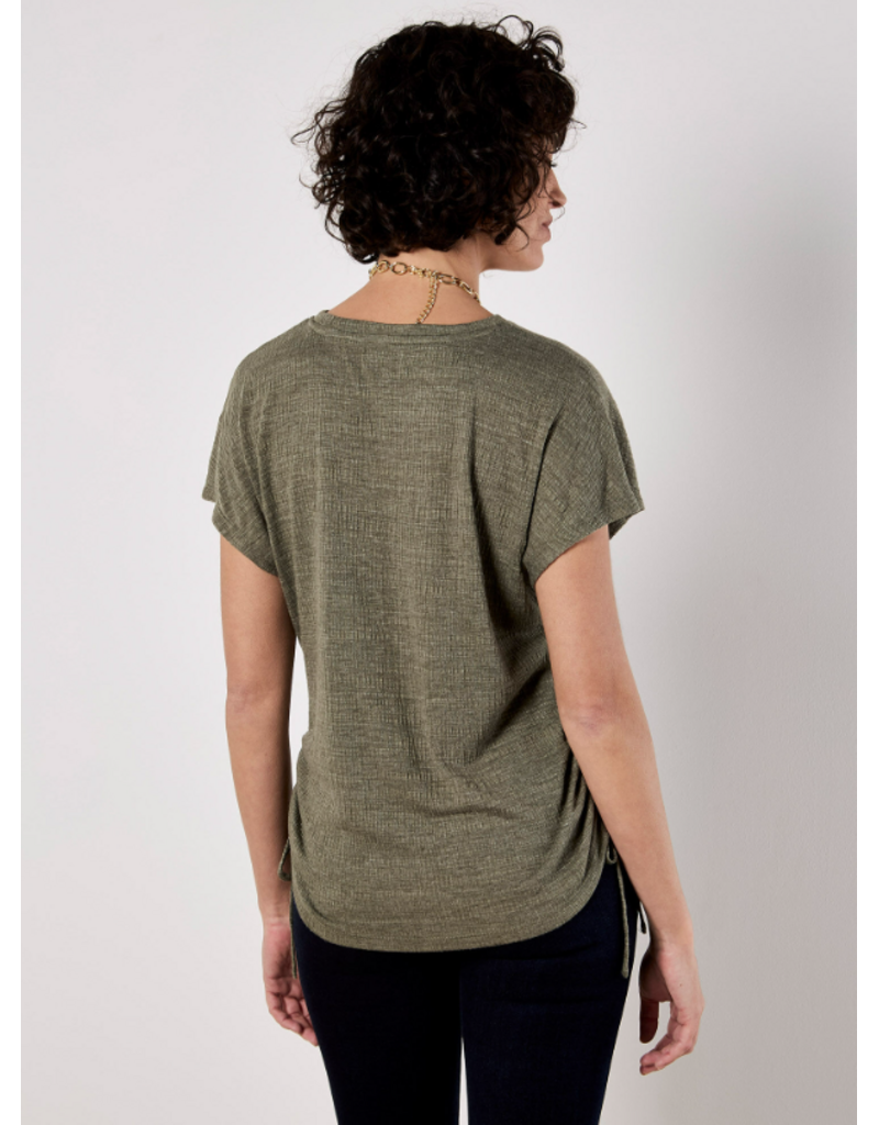 JERSEY SIDE ROUGE TEE KHAKI