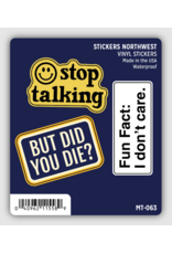 WATERPROOF STICKER TRIO