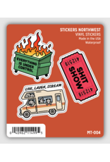 WATERPROOF STICKER TRIO