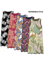 TRIBAL REVERSIBLE A-LINE DRESS-BLACK