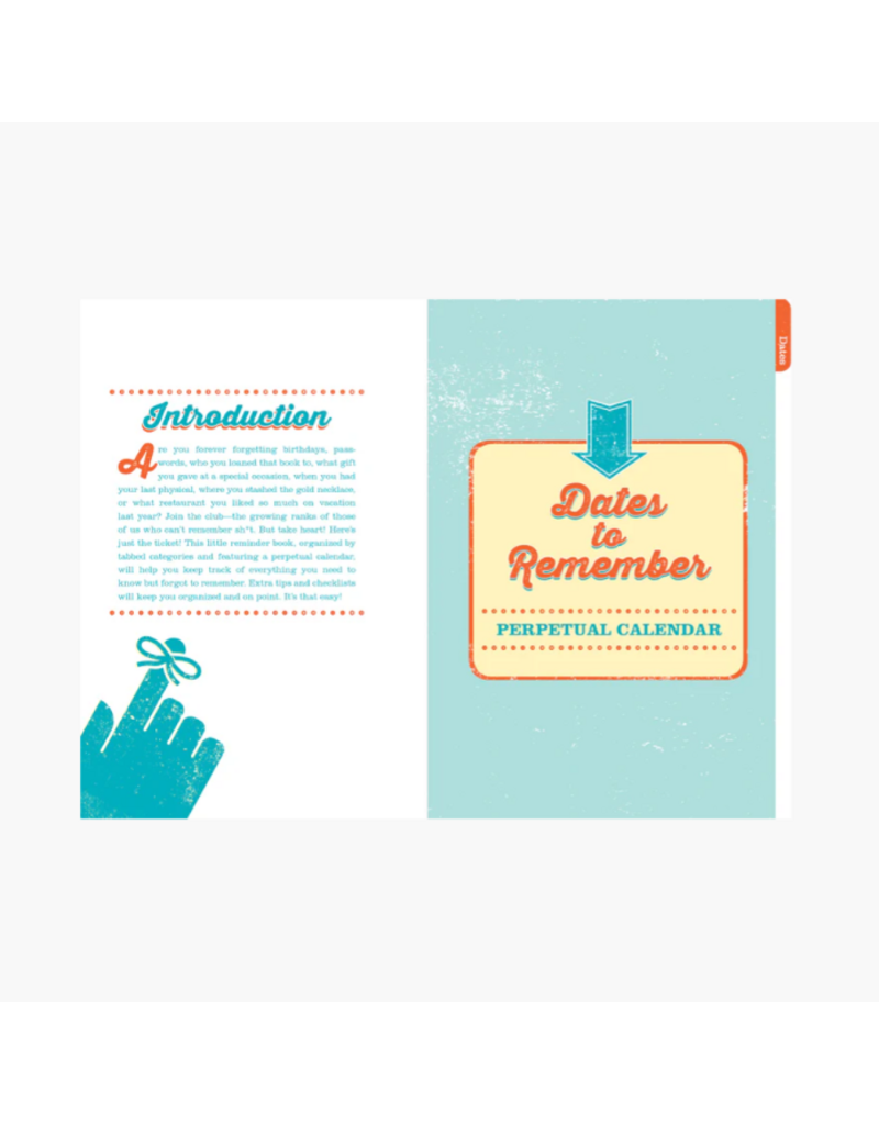 CANT REMEMBER SHIT JOURNAL