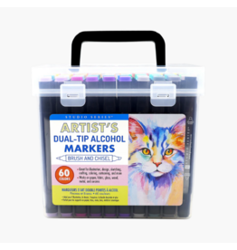 DUAL-TIP ALCOHOL MARKERS - 60 COUNT
