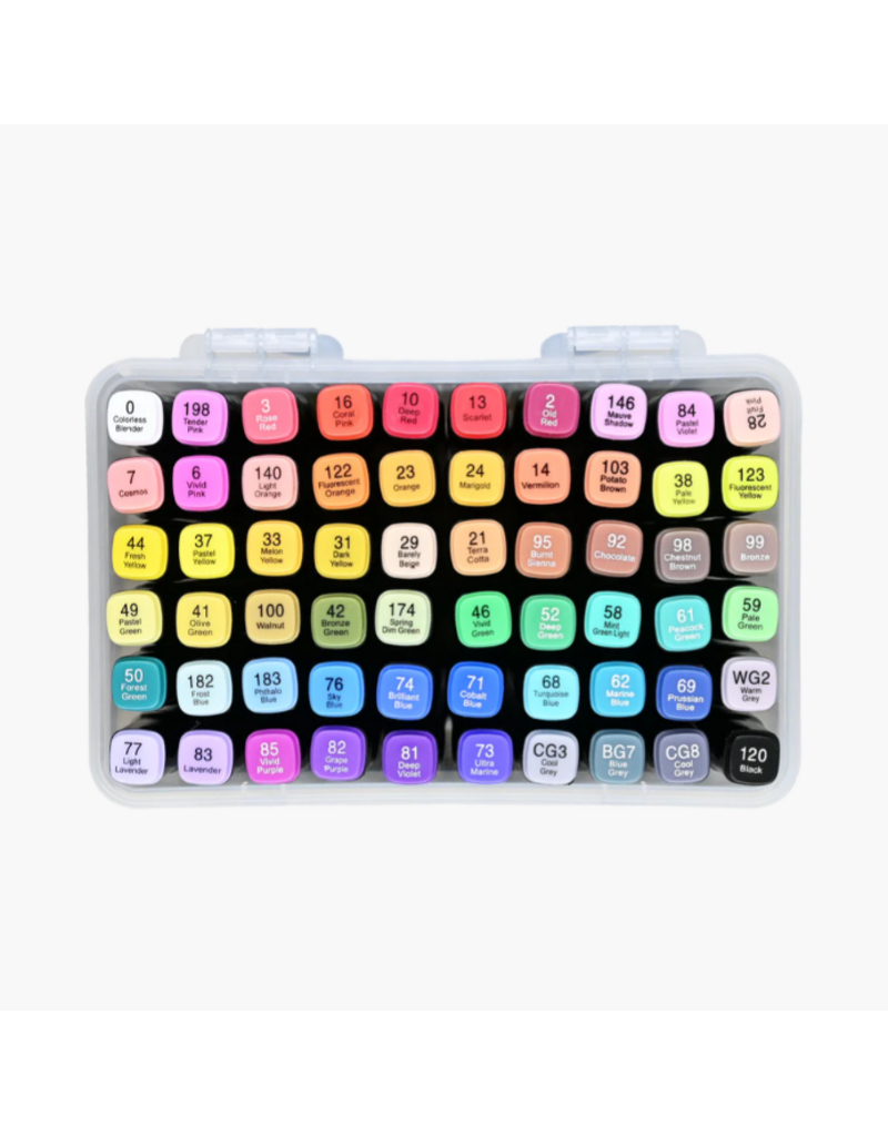 DUAL-TIP ALCOHOL MARKERS - 60 COUNT